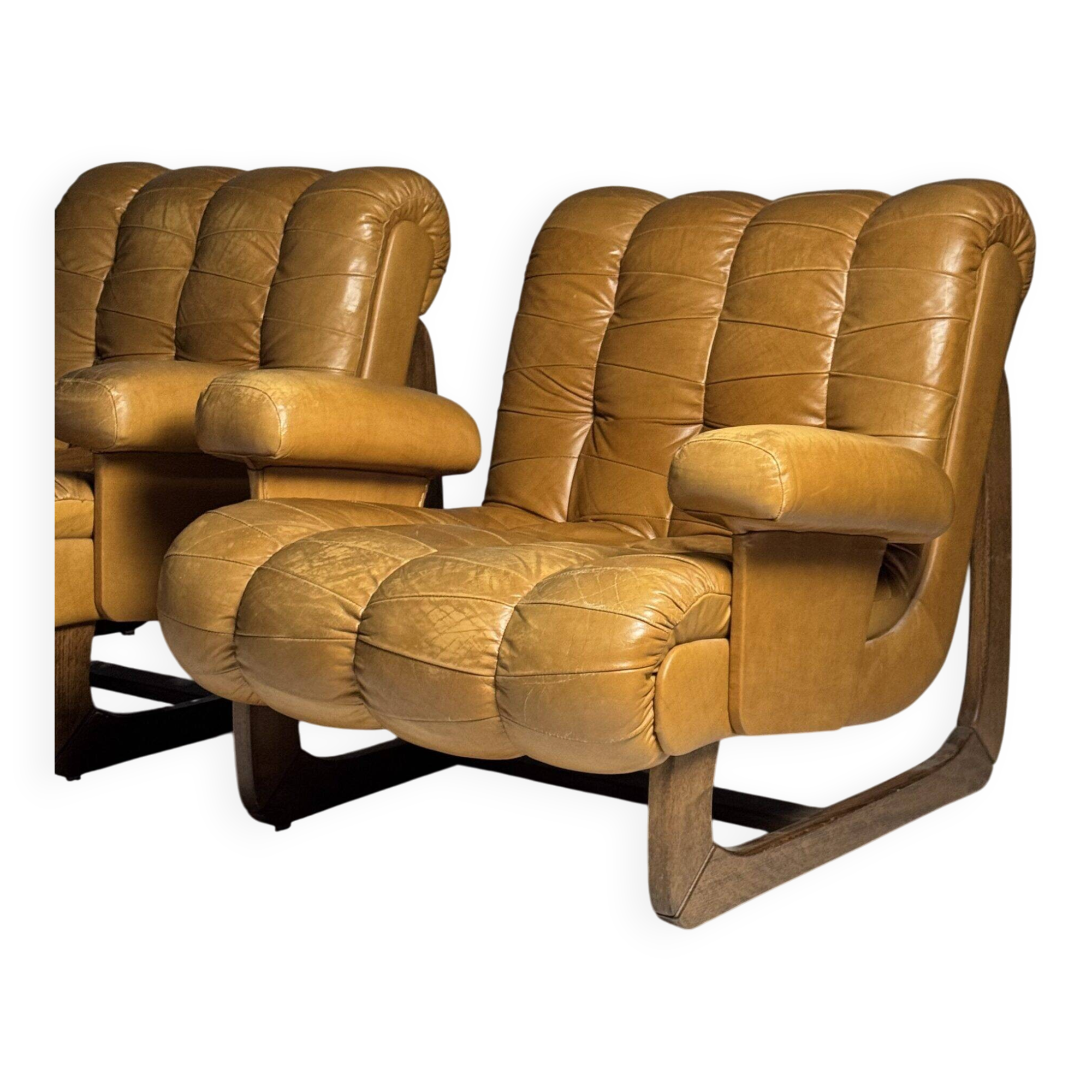 Vintage Italian armchairs 1970-1980
