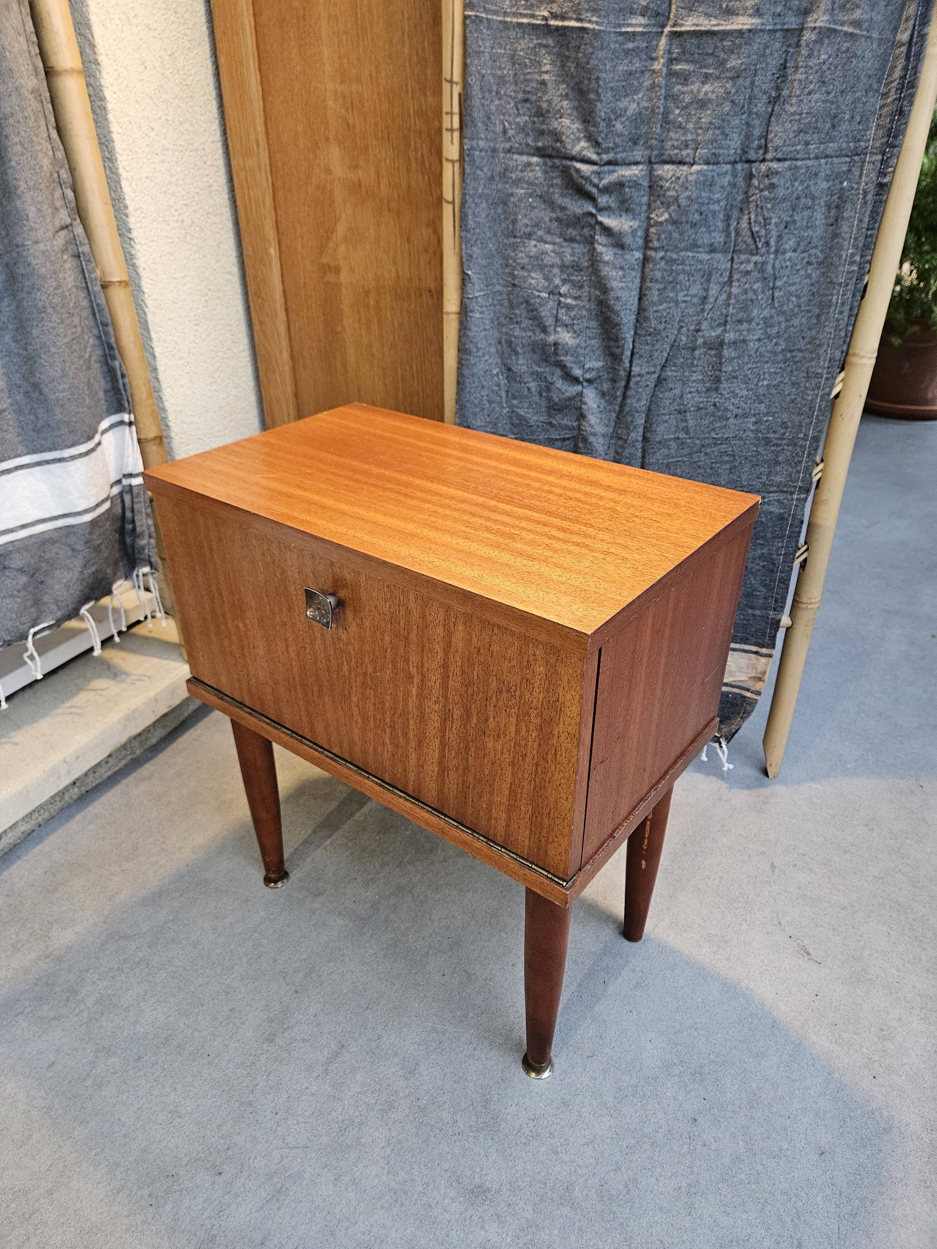 Scandinavian style bedside table 1960