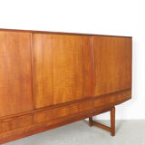 Danish teak sideboard with sliding doors, 1960