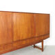 Danish teak sideboard with sliding doors, 1960