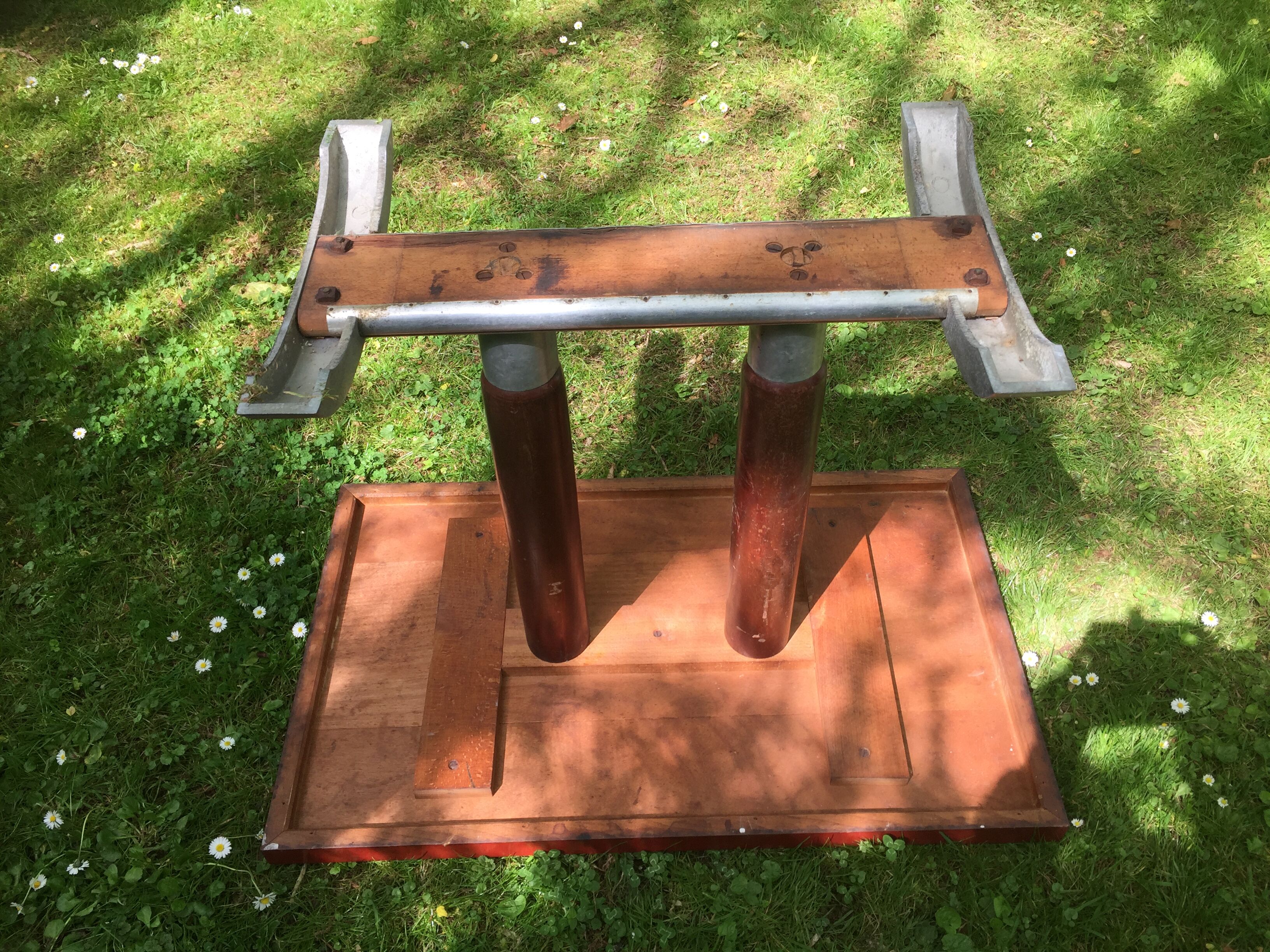 Bistro table 50s, top formica. 100 x 60 cm