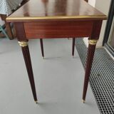 Wooden desk Louis XVI style with central drawer