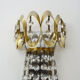 Pair of double hot air balloon wall sconces, 60s