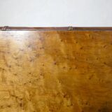 ancienne table pliable en bois imitation bambou XIXème