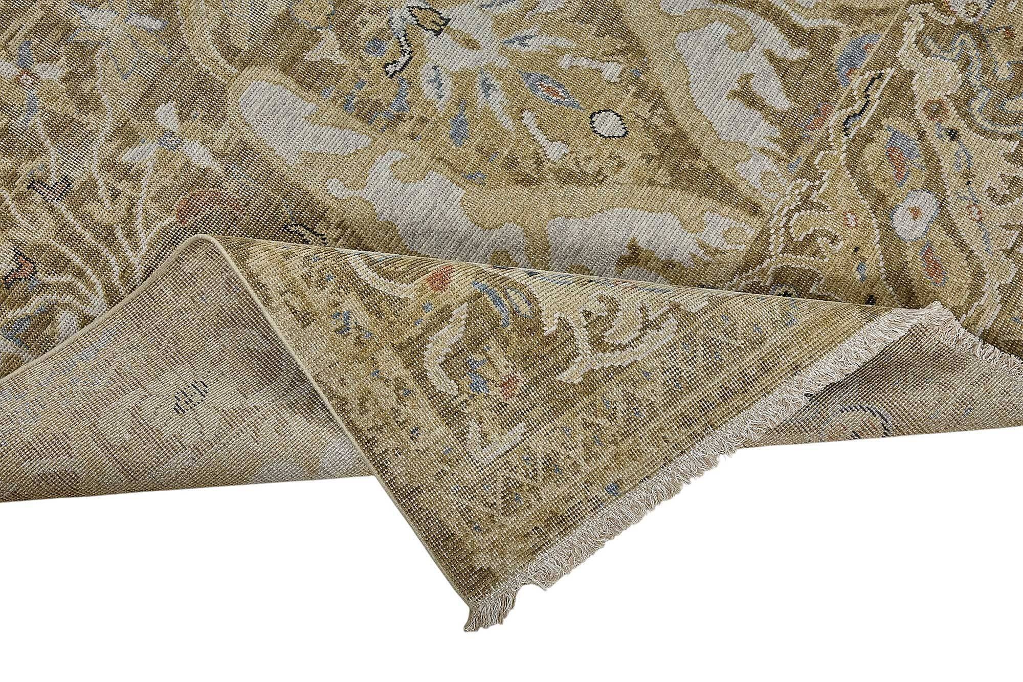 Turkish Handcrafted Loom Oushak Rug 206 cm x 294 cm