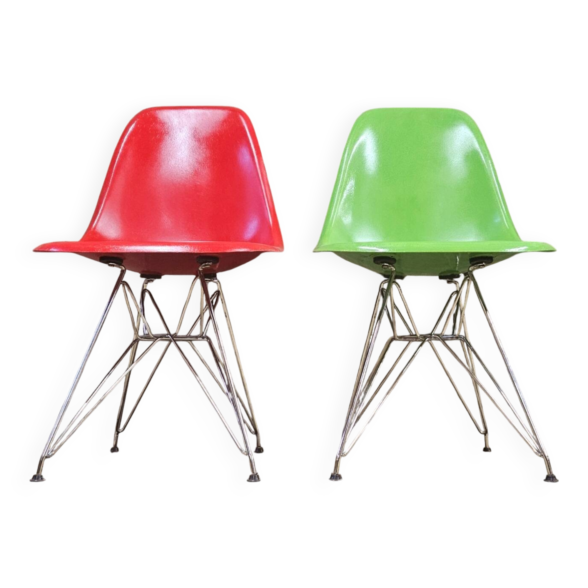 Paire de chaises Eames Hermann Miller 1960