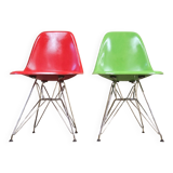 Pair of Eames Hermann Miller chairs 1960