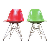Pair of Eames Hermann Miller chairs 1960