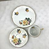 Yellow Trio Coffee Cup - Rheinpfaltz Hartporzellan Germany