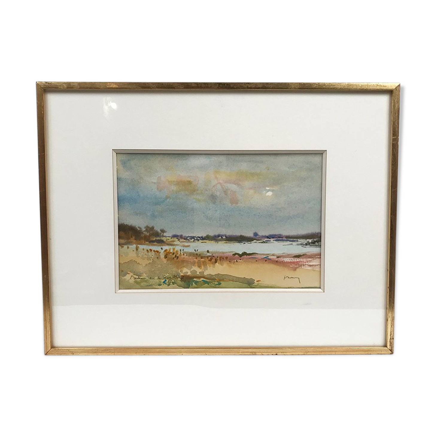 Watercolor by Henri Davy