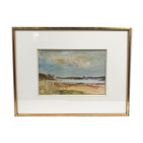 Aquarelle signée Henri Davy