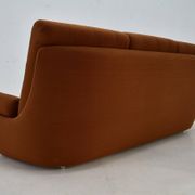 20th Century , Brown Atlantis Three seats Sofa, 1960s