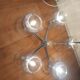 Pendant light, vintage chandelier from the 70s, Delmas