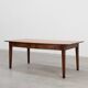 French Provincial Oak 19th century Farmhouse table with drawers, France