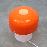 Rare Orange Mushroom Table Lamp by Luigi Massoni for Guzzini, 1970s