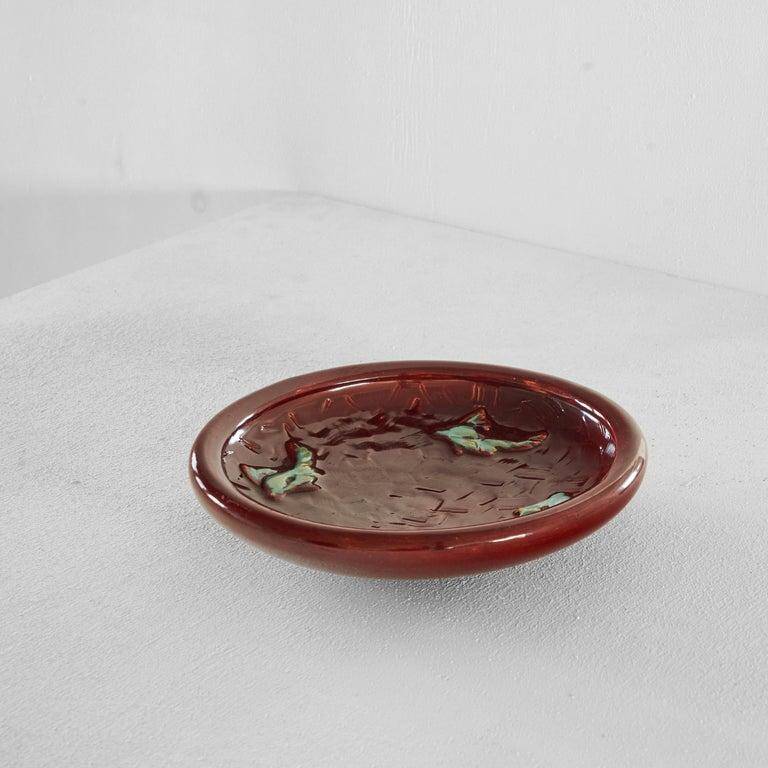 Jules Guérin Pottery Cup 'Sang de Boeuf' 1960s