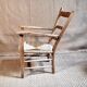 Antique country mulched armchair