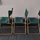 3 sièges pliable Lafuma vert vintage camping