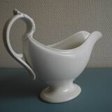 Old earthenware sauceboat Creil-Montereau 19th century