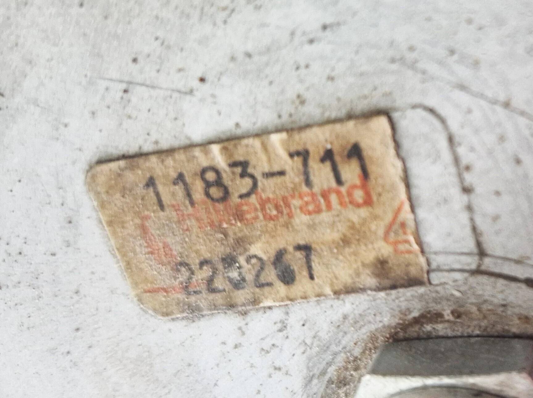 Vintage Hillebrand crystal chandelier, 1960s