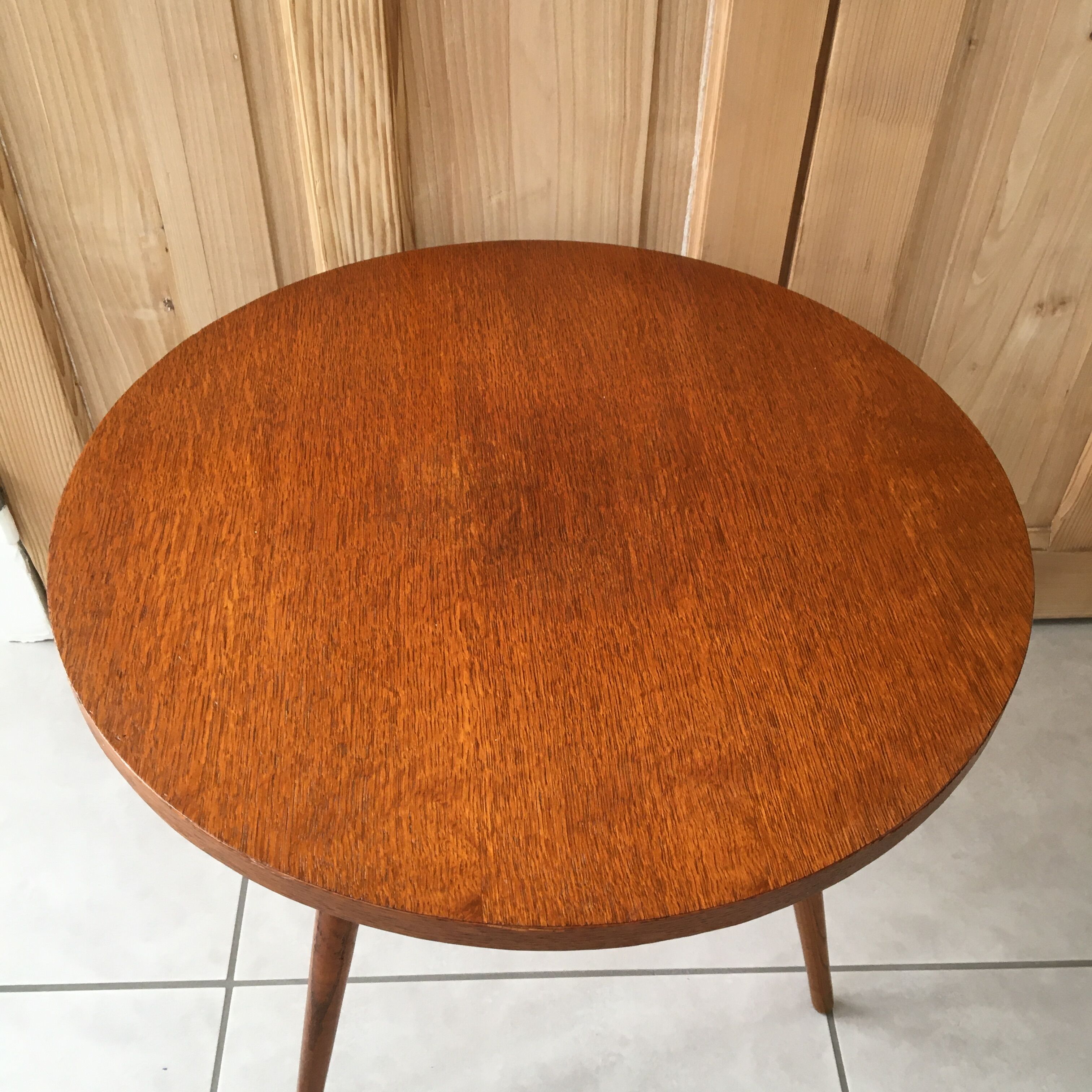 Tripod side coffee table 60s