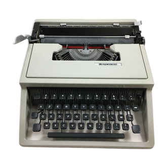 Mercedes portable typewriter with suitcase
