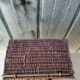 Vintage wicker travel basket