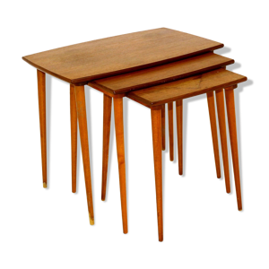 Table gigogne en teck, Suède,