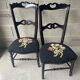 Pair of old nurse's chairs from the Napoleon III period