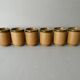 6 enamelled stoneware tumbler glasses
