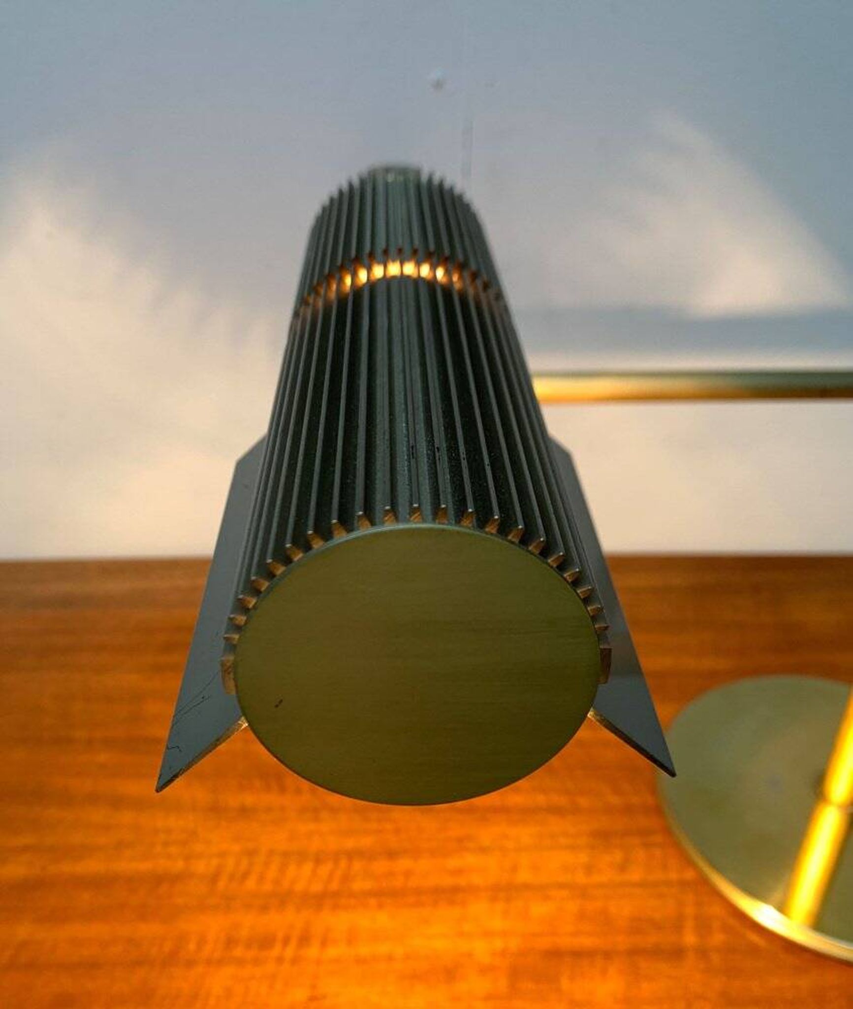 Space Age table lamp by V. Frauenknecht for Swisslamps International, 1970s.