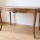 Louis XV desk in carved wood