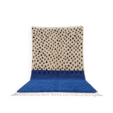 Tapis beni ouraine en laine naturelle tissé  a la main 2,5/3,5 m