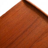 Vintage Danish Teak Desk with Bookshelf