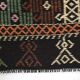 Tapis Kilim vintage fait main bordeaux et vert 7x10, 220x296 cm