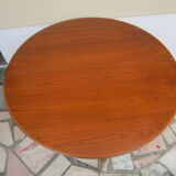 Old half-moon table