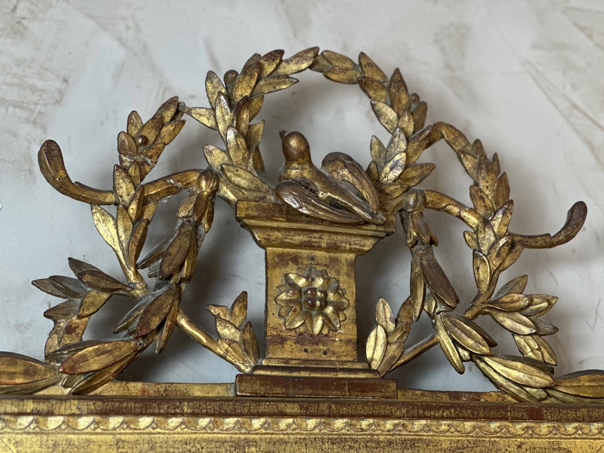 Miroir en bois Louis XVI