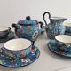 Complete tea/coffee service in Longwy enamel.