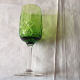 Old white wine glasses