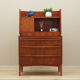 Teak secretary, Danish design, 1970s, production: Denmark