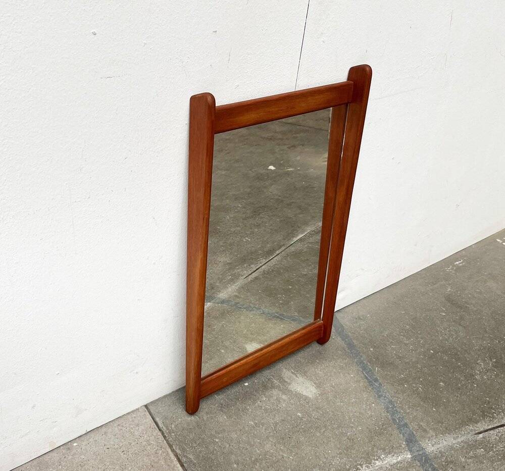 Teak mirror from the mid-century, 1960s