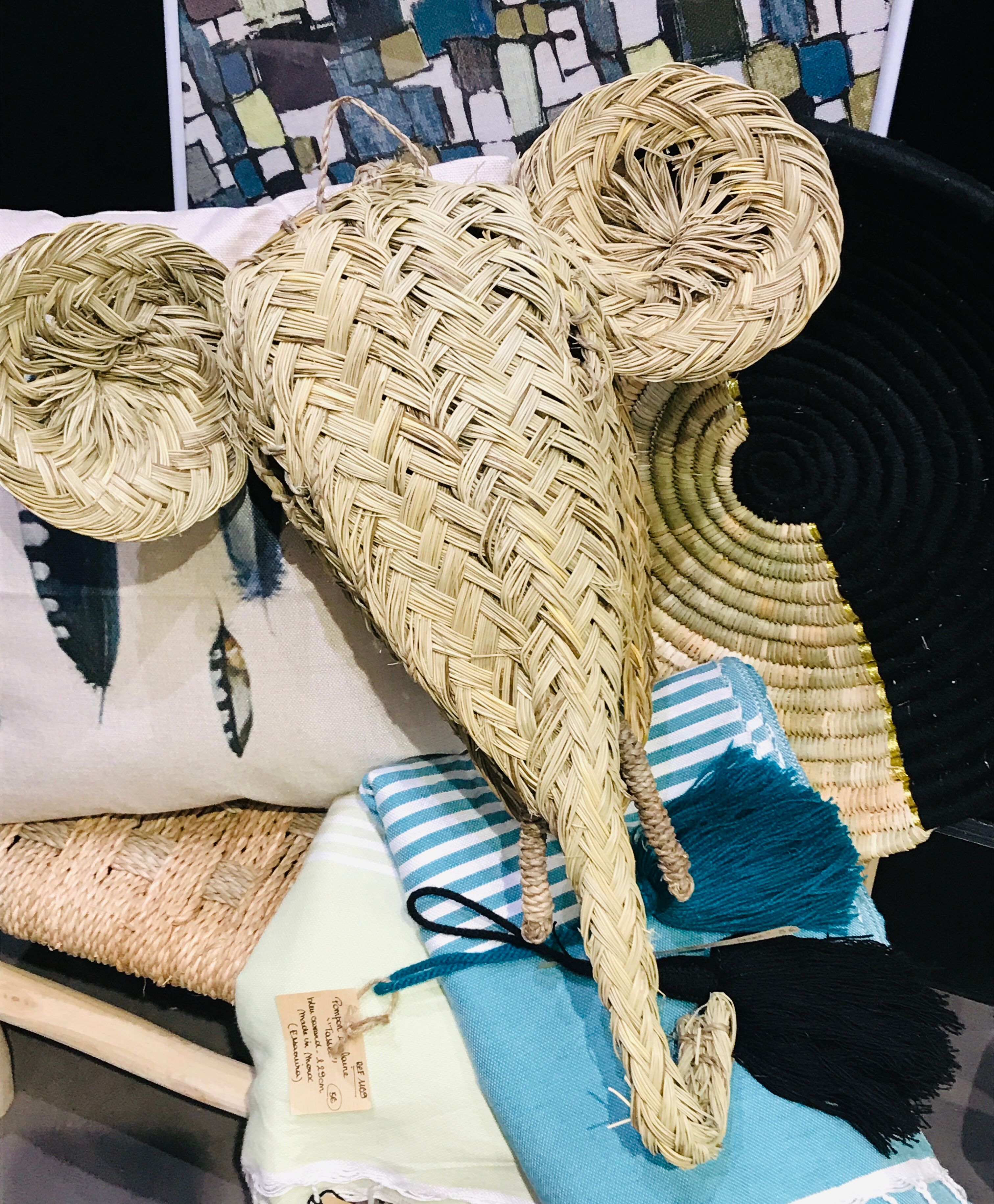 Trophy head elephant alfa braided