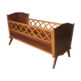 Compass baby bed 50s wooden crossbars
