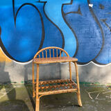 Rattan bedside table