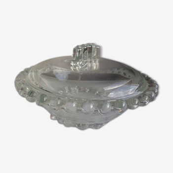 Glass candy dish