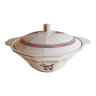 Old Sarreguemines tureen hand painted