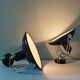 Pair of metal wall lamps 70s