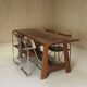 19th-century Italian dining table