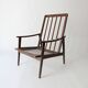 Fauteuil en teck scandinave design vintage des années 70 1970