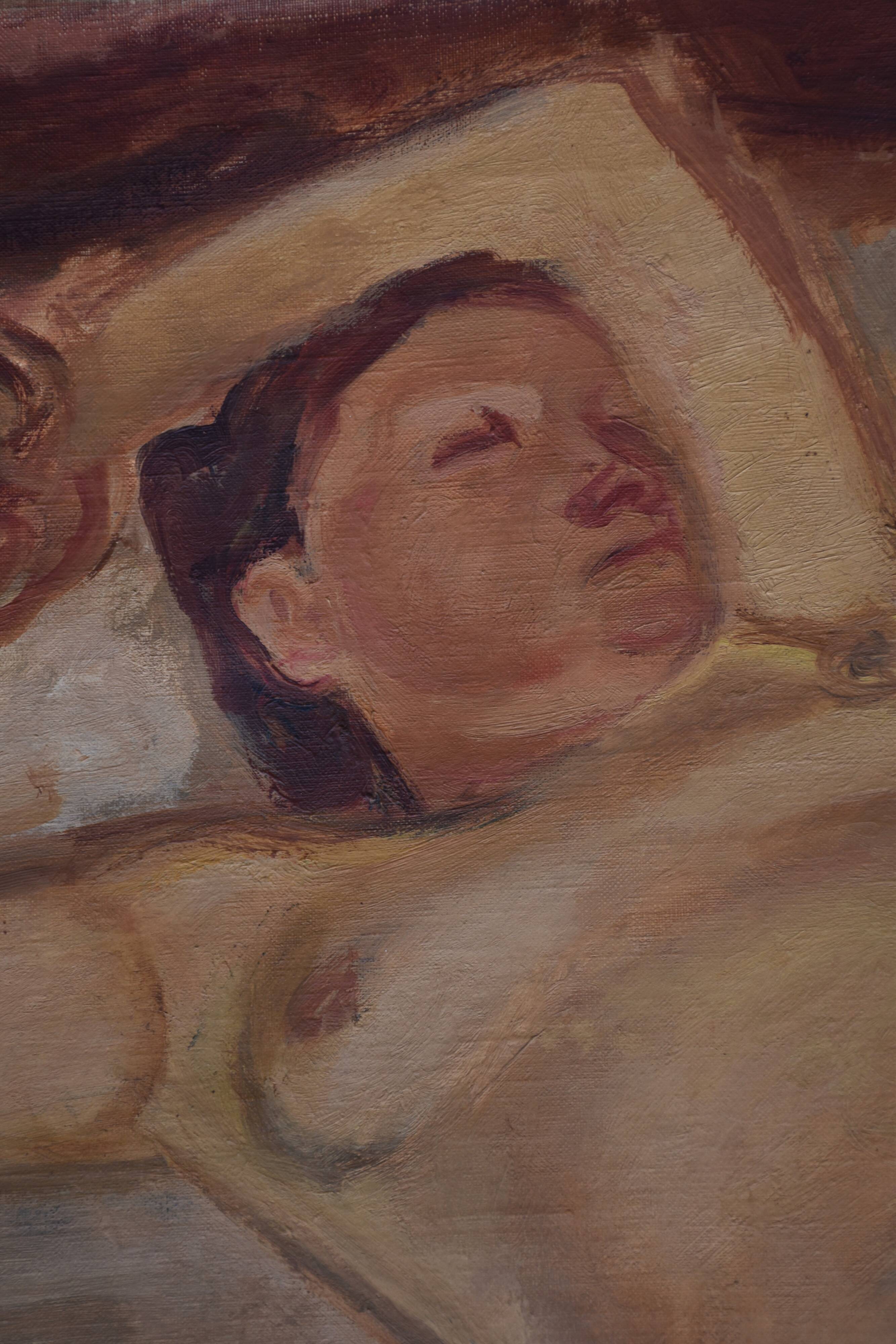 Maurice Savin, Nude Reclining (1940)